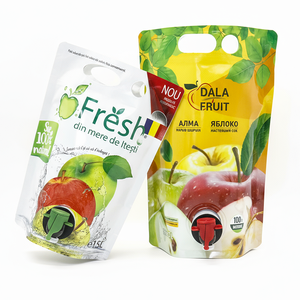 Distributeur de sacs souples à valve de 1L à 5L pour vin, bière, vodka, café et jus - Emballage jetable de qualité alimentaire - Product Image 1