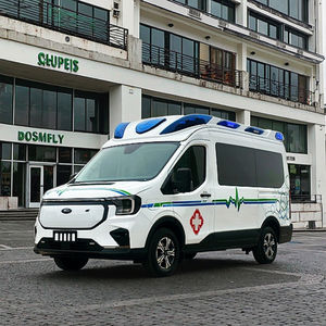 Super Van Nouvelle Conception <span class=keywords><strong>Ambulance</strong></span> Électrique d'Urgence Transport ICU Équipement Personnalisé Transmission Automatique Équipement Médical - Product Image 1