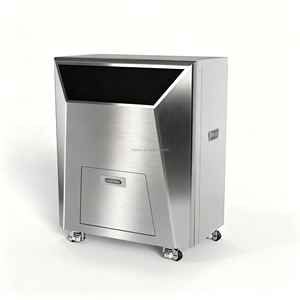 <span class=keywords><strong>Composteur</strong></span> de déchets de cuisine entièrement automatique en acier inoxydable de 10 kg avec contrôle PLC pour cantine - Product Image 6