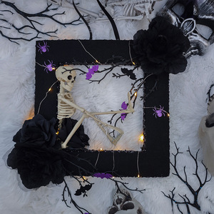 Guirnalda colgante de calaveras LED de Halloween con luces para decoración de fiestas en interiores Gl101 - Product Image 3