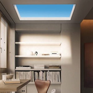 Panel de techo Delgado incrustado cuadrado cielo azul Led oficina comercial 40W regulable techo montado en superficie Panel de luz Led - Product Image 1