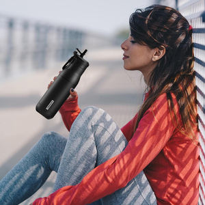 ขวดน้ำเก็บอุณหภูมิ Fayren 500 มล. ป้องกันการรั่วซึม ปราศจากสาร BPA ผลิตจากสแตนเลสสตีล 2 ชั้น พร้อมฝาปิดแบบหลอดดูด - Product Image 2