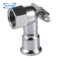 Coudes forgés ronds durables en acier inoxydable SS304 SS316 à 90 degrés, polis, pour soudage, Hupoo HP213 1.6Mpa, pour plomberie de bâtiments commerciaux et sprinklers anti-incendie