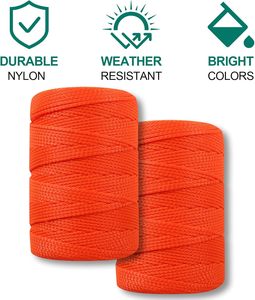 Cuerda Marina <span class=keywords><strong>de</strong></span> Nylon <span class=keywords><strong>de</strong></span> Doble Trenzado <span class=keywords><strong>de</strong></span> 2 mm, Resistente al Desgaste, Alta Elasticidad, para Amarre, Jardinería, Manualidades, Todas las Estaciones - Product Image 3