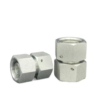 Raccord hydraulique à double extrémité scellé 3C 3D, type H, raccord à compression, droit, filetage interne mobile, union - Product Image 5