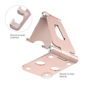 Hot Selling 360 Degree Rotatable Mobile Phone Holder Adjustable Aluminum Phone <strong>Stand</strong> <strong>Tablet</strong> <strong>Stand</strong> <strong>for</strong> Phones - Product Image 2