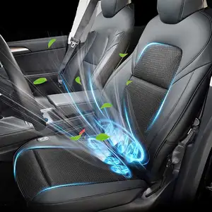 Auto Koelstoel Kussen Luchtventilatie Systeem Voor Tesla Model 3 Y Black Power Seat Voor Auto Met Warmte En Ventilatie Pvc, Pvc