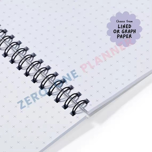 Stampa personalizzata di vendita calda facile da scrivere 100gsm rimovibile a colori durevole A5 A6 foderato a griglia a punti a <span class=keywords><strong>spirale</strong></span> Notebook - Product Image 6