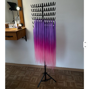 Soporte Plegable y Ajustable para Trenzar Cabello, Fabricado con Precisión en China, para Almacenamiento de Extensiones de Cabello, Precio de Fábrica - Product Image 3