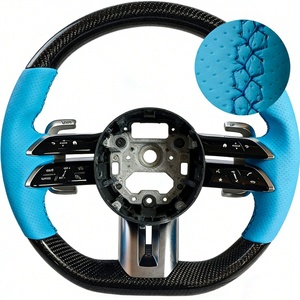 <span class=keywords><strong>Volant</strong></span> en <span class=keywords><strong>carbone</strong></span> bleu de luxe pour <span class=keywords><strong>Mercedes</strong></span> Benz <span class=keywords><strong>AMG</strong></span> GT A C E G S V CLASS VITO CLA45 CLA250 CLS63 SLS350 - Product Image 2