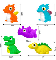 Jouet de bain Dinosaure Lumineux Flottant à LED Clignotantes en Plastique pour Enfants de 2 à 4 Ans Fabriqué en Chine