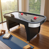 Simulateur de hockey sur air G S GS-AT-5072 de 6 pieds (72 pouces) avec pointage électronique, pucks offerts, table de jeu en MDF personnalisable – Vente directe usine