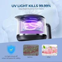 Nettoyeur ultrasonique UV numérique intelligent multifonctionnel OEM pour bijoux, lunettes, articles ménagers et appareils dentaires