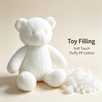 Matériau de rembourrage creux en polyester silicagèné sûr et recyclable de haute qualité certifié OEKO-TEX pour jouets d'enfants
