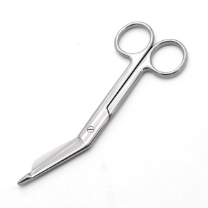 Stainless Steel Medical Gauze Scissors Elbow Shape Household Use Bandage Cutting Tool - Product Image 3