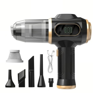 <span class=keywords><strong>Aspirateur</strong></span> sans fil portatif sans sac <span class=keywords><strong>à</strong></span> aspiration et soufflage intégrées, haute puissance, pour voiture et maison - Product Image 1