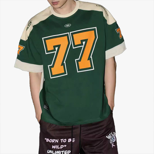 Trendy Personalized Ice Hockey Short Sleeve Jersey Hip Hop Basketball Football Style <b>T</b>-<b>shirt</b> High Street Fashion Sports Top - Product Image 2