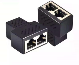 Répartiteur RJ45 1 vers 2 Femelle Câble <span class=keywords><strong>Ethernet</strong></span> LAN Adaptateur de <span class=keywords><strong>prise</strong></span> RJ45 pour Cat5 Cat5e Cat6 Cat6a Cat7 - Product Image 1
