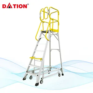 Fabrieksprijs Flexibel 4x Werkzone Aluminium Platform Ladders Podium Ladder Werkplatform Ladder