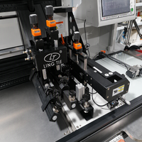 Yeni Yüksek Hassasiyetli Tam Otomatik Lingtie 400 Serisi Kendinden Yapışkanlı Etiketler için Serigrafi Baskı Makinesi 0.025mm PET Etiket Yazıcısı