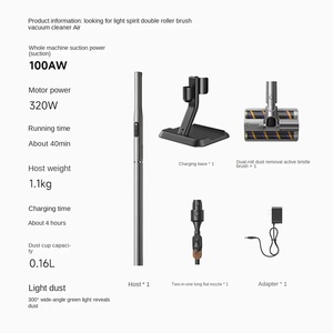 Dreame AIR Battery-Powered Lightweight Dual-Roller Vacuum <strong>Cleaner</strong> Active Hair-Cutting 300 Green Light 10000 Airwatts Bagless - Product Image 5