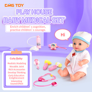 Ensemble de jeu de simulation de <span class=keywords><strong>docteur</strong></span> en plastique chaud en gros jouets série d'outils médicaux jouet de maison de jeu - Product Image 2