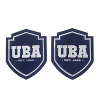 Patchs écussons personnalisés en TPU pour vêtements, étiquettes de transfert de chaleur pour T-shirt, Logo personnalisé avec nom en relief