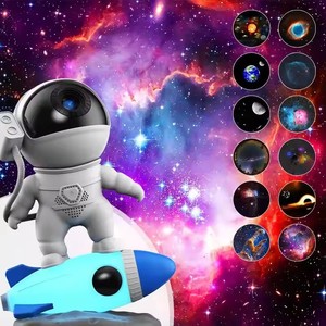 Haute qualité 360 degrés Rotation fusée astronaute Projection étoile veilleuse atmosphère galaxie projecteur intelligent lampe lumière - Product Image 1