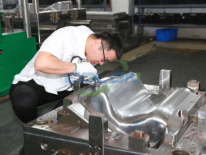 बड़े पेंट बाल्टी प्लास्टिक मोल्ड 10l-20l धातु हैंडल लोहे के तार इंजेक्शन मोल्ड - Product Image 3