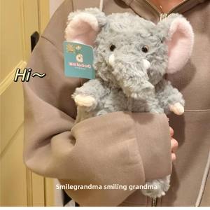 Gantungan Kunci boneka <span class=keywords><strong>Penguin</strong></span> perempuan imut gajah Super lembut Set gantungan kunci boneka hewan berbobot untuk tidur ketat sempurna ulang tahun - Product Image 2