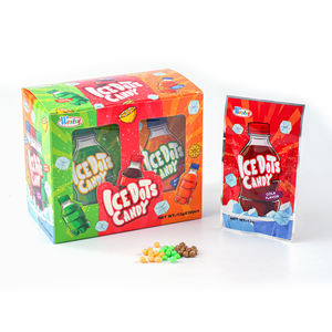 Alta calidad Mini Bite Candy <span class=keywords><strong>Ice</strong></span> Dots Cola Lemon Soda con sabor a pequeños bombones masticables Dulces Box Halal Kids 'Candy al por mayor - Product Image 1