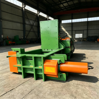 Presse à balles hydraulique horizontale pour métaux ferreux, compacteur de métaux robuste pour le recyclage des ferrailles de fer, d'acier, d'aluminium et de cuivre