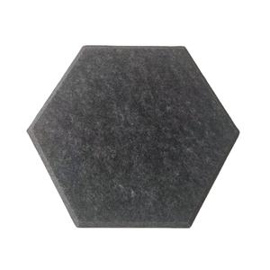 Panel de pared Hexagonal 3D Panel acústico personalizado Panel de tela acústica de poliéster 100% para decoración de cine - Product Image 4