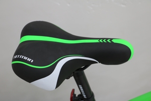 Sillín de <span class=keywords><strong>Bicicleta</strong></span> con Diseño de Pintura Roja, Suave, Apto para Hombres y Mujeres Adultos, Unisex, para <span class=keywords><strong>Bicicleta</strong></span> de Nieve al Aire Libre - Product Image 3