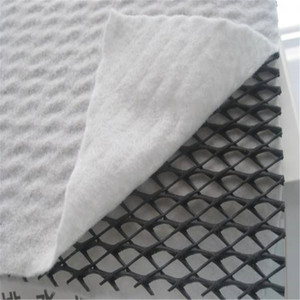 Buona qualità pratico efficace struttura w tipo geocomposito geomat di drenaggio controllo erosione stuoie <span class=keywords><strong>3d</strong></span> composito rete di drenaggio - Product Image 2
