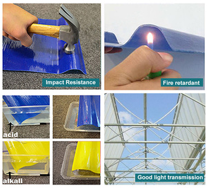 <span class=keywords><strong>Toiture</strong></span> en PRF Toit en bardeaux en fibre <span class=keywords><strong>de</strong></span> verre <span class=keywords><strong>Plaque</strong></span> murale <span class=keywords><strong>de</strong></span> <span class=keywords><strong>toiture</strong></span> en <span class=keywords><strong>polycarbonate</strong></span> pour serre - Product Image 5