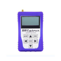 RF Explorer - 3G Combo 15-2700 MHz Handheld Digital Spectrum Analyzer With Purple Rubber Case