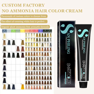 Jiaying Teinture capillaire semi-permanente Crème de couleur de qualité supérieure avec logo personnalisé Formule sans ammoniaque Tinte de cabello bio et naturelle - Product Image 5