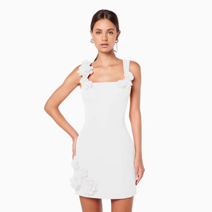 Vestido QY34 de Moda Americana para Mujer, Éxito de Ventas Transfronterizo, Nuevo Vestido con Estampado Floral 3D de Cintura Alta - Product Image 4