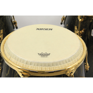 Tambor de Mano de Madera Maciza de 11 Pulgadas, Excelente Percusión Occidental, Congas Latinas, Set de Tambores para Música Jazz y Mundial - Product Image 3