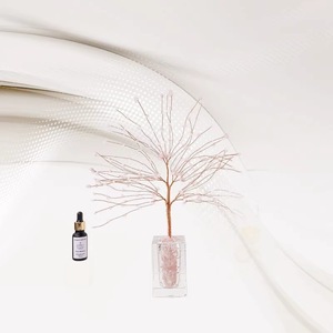 Arbre à Argent en Cristal, Cube de Verre, Cristal Brut, Décoration d'Intérieur, Ornement Feng Shui, Cadeau d'Affaires - Product Image 1