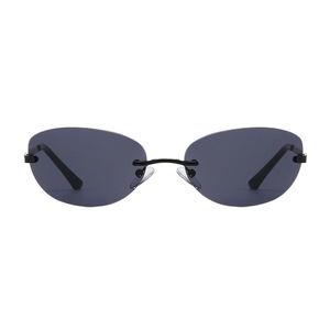 Nouvelles lunettes de soleil futuristes sans monture style œil de chat Y2K unisexe polarisées UV400 teintées tendance 2516 - Product Image 5