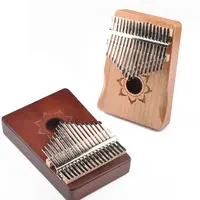 Fabrik Direkt verkauf handgemachte Mahagoni Kalimba 17 Tasten günstigen Preis benutzer definierte Anfang Musik instrument