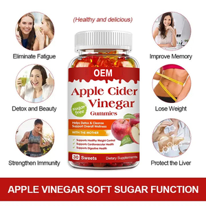 Gomitas de Vinagre de Sidra de Manzana en Oferta, Vitaminas <span class=keywords><strong>B</strong></span> y Fibra para el Bienestar, Apoyo a la Salud Intestinal, Suplemento de Vitaminas del Complejo <span class=keywords><strong>B</strong></span> y Fibra - Product Image 3