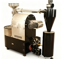 Machine à torréfier les grains de café industrielle à chauffage au gaz automatique de 1 kg, plusieurs capacités disponibles