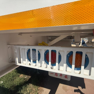 Semirremolque de Estacas con Estructura Reforzada de 3/4 Ejes, Semirremolque de Carga con Barandas de Alta Capacidad para Transporte de Caña de Azúcar - Product Image 6