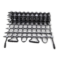 Écran de maille led flexible et étanche pour l'extérieur, écran de maille de pixel led léger, écran de vidéo led polychrome, maille de maille