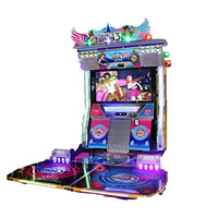 Simulateur de jeu d'arcade Danz Base Just Dance avec écran LCD de 55 pouces, langue anglaise, machines de danse d'arcade de divertissement, paiement par pièces, en vente