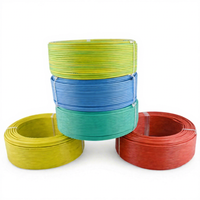 Fil de cuivre souple Haocheng BVR 1,5/2,5/4/6/10 mm² 450/750V, câble isolé en PVC, utilisé pour le câblage des bâtiments, câbles d'alimentation