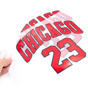 Oem Clothing Soccer Jersey Sublimation Vinyl <strong>Heat</strong> Press <strong>Transfer</strong> Designs Name and Numbers Plastisol Ink Screen Print <strong>Transfer</strong> - Product Image 2